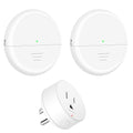 Motion Sensor Plug,Greencycle Wireless Motion Sensor Outlet with Timer Setting,PIR Sensor Plug to Auto Turn On/Off,Adjustable Detection Range,15A/1500W for Christmas Lights,Fans（2 Sensors 1 Plugs）