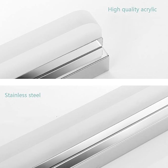 Vanity Lighting LED Mirror Front Light, Stainless Steel Waterproof Anti-Fog Bathroom Vanity Light, Modern Minimalist Acrylic Lamp Make-up Lamp Wall Lamp Bath Lights