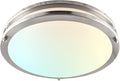 LUXRITE 14 Inch LED Flush Mount Ceiling Light, CCT Color Temperature Selectable 2700K | 3000K | 3500K | 4000K | 5000K, Dimmable Ceiling Light Fixture, 18W, 1440 Lumens, Energy Star, ETL Listed