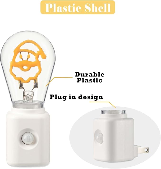 Night Lights Plug into Wall 1-Pack, 1W Plug in Night Light, Motion Activated, 2200K Warm White, Auto-On/Off, for Adults Kids Room Bedroom Bathroom Hallway Kitchen
