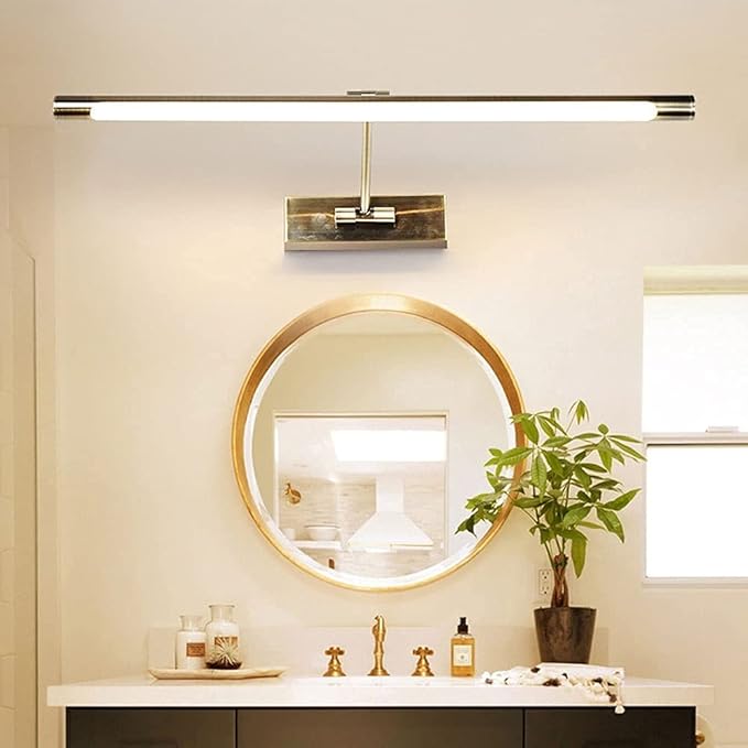 LED Bathroom Mirror Light - 48cm Waterproof Vanity Lamp with 3 Color Modes for Makeup & Bathroom Lighting(4000k)