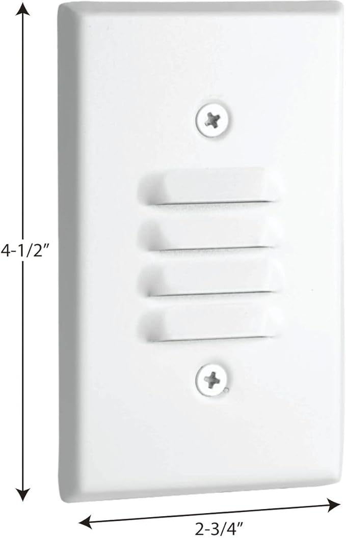 Progress Lighting LED Indoor Louvered Step Light, Indoor, P660003-028-30K, Satin White