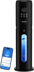 Smart Humidifiers for Bedroom Large Room with Smart App & Remote Control, 7L/1.85Gal Large Humidifier with Night Light,Top Fill Whole House Quite Humidifier for Home Midnight