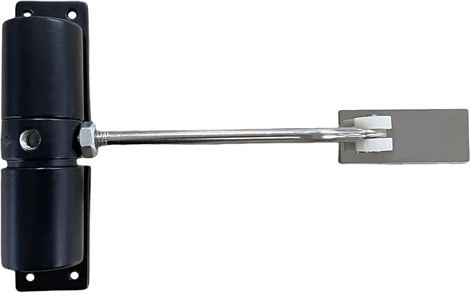 Automatic Door Closer,Adjustable Safety Spring Self-Closing Mechanism for Interior,Bedroom Doors (Black)