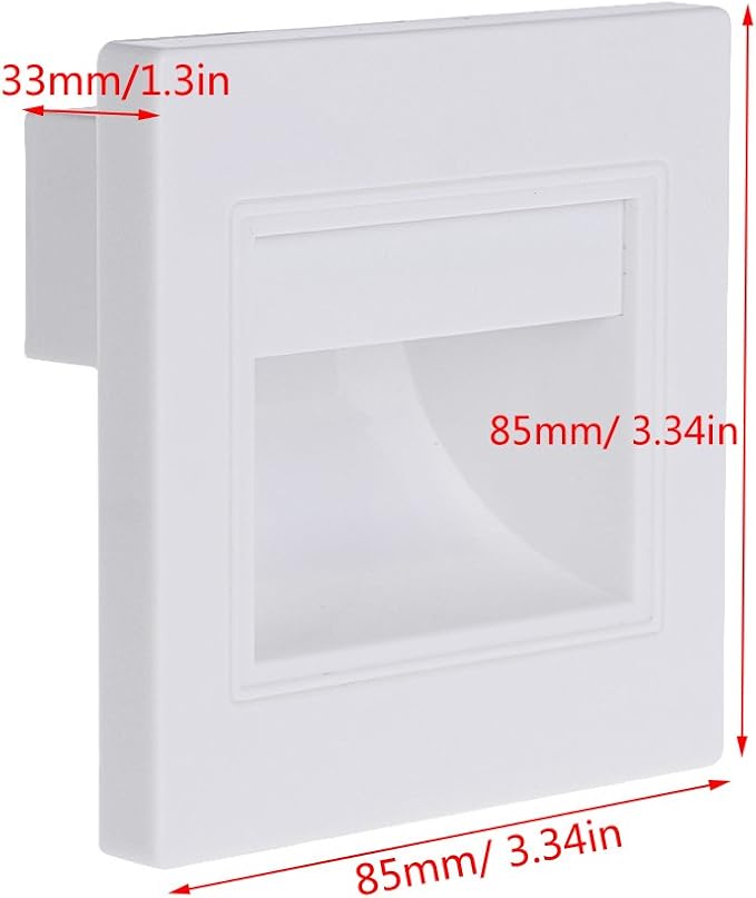 1.5W LED Recessed Light Pathway For Stair Step Wall Garden Indoor Outdoor L Lighting Table Lamp Desk Lamp Ball Clip Cupboard Projector Night Light Light LED Bulb Light Bar Tube Base