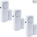 Door Window Alarm, 90DB Door Alarms for Kids Safety, Wireless Sensor Door Window Burglar Alarm-Window Pool Alarms for Home, 3 Pack
