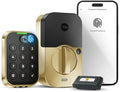 Yale Assure Lock 2 Touch Deadbolt, Lifetime Brass Key-Free Smart Lock with Wi-Fi Connected Keypad and Fingerprint Scanner for Code Entry and Remote Access, YRD430-F-WF1-P05