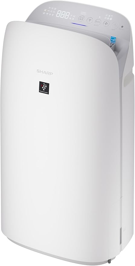 SHARP Smart Air Purifier with Humidifier Combo – Covers up to 2,603 sqft in one hour, Compatible w/Alexa & Google Asst. True HEPA Filter, for XL Rooms, Living Room, Dining Room - KCP110UW