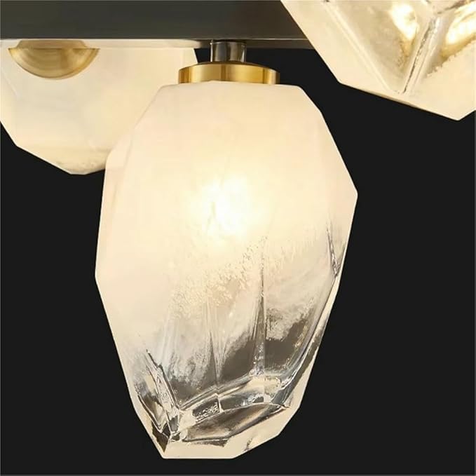 Pendant Lights Nordic Smart Home Decoration Pendant Light, Living Room Dining LED Indoor Lighting(Cold White,Golds 12 Heads)