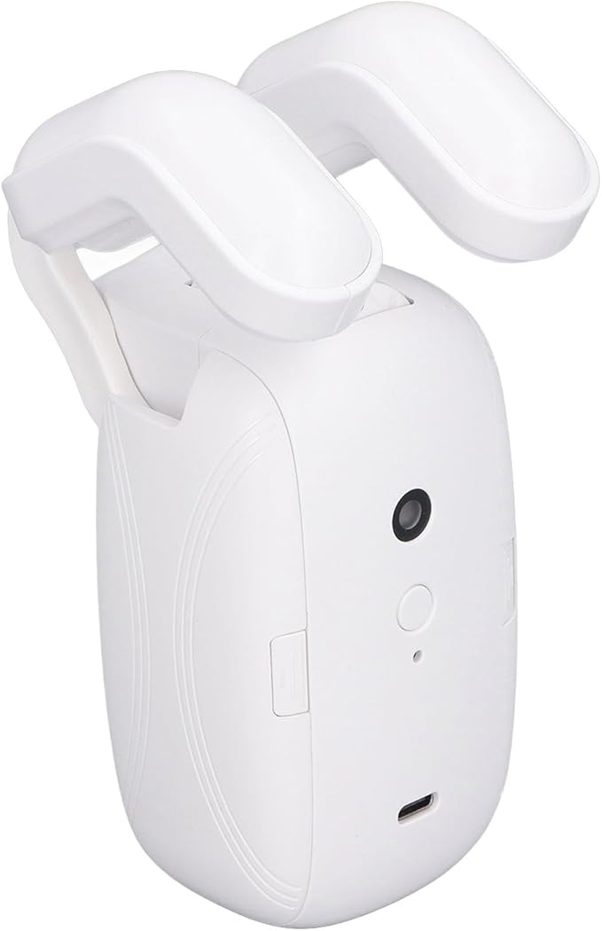 Focket Automatic Curtain Opener, Smart Curtain Motor with WiFi Remote Control Voice Timer Light Sensor for Roman Rod Tracks 13 38mm Quiet Operation 25dB 4000mAh Battery