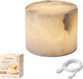 Marble Lamp Night Light Touch Bedside Table Lamp Type C Rechargeable Dimmable LED Ambient Light for Bedroom Desk Nightstand Portable Eye Caring Soft Warm Glow Modern Luxury Decor Small