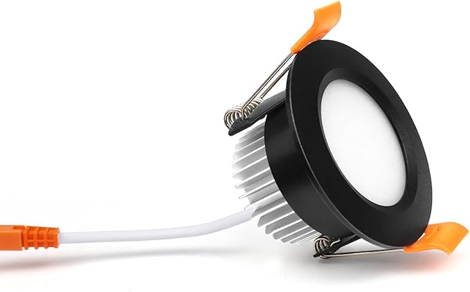YGS-Tech 3 Inch LED Recessed Lighting, Dimmable Downlight 5W(40W Halogen Equivalent), CRI80, 3000K Warm White, Ceiling Light with LED Driver(1 Pack)