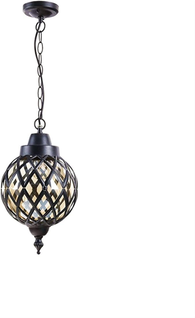 Europe Outdoor Hang Light Retro Garden Balcony Pendant Lamp Restaurant Decoration Lighting Study Villa Yard Luminaria,chandalier