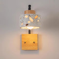 Bedroom Decor Wall Sconce with Wood Accents Headboard Lamp Over Mirror Wall Light Farmhouse Stone Wall Mounted Light Fixture Porch Hallway Hotel Wall Lighting Fixture Lamps
