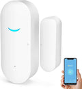 WiFi Door and Window Sensors,Tuya Smart Alarm with Free Notification APP Control Home Security Alarm System, No Hub Required,Compatible with Alexa, Google Home (1-Pack)