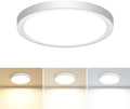 hepside 1PACK Flush Mount LED Ceiling Light Fixture Black, 4.7Inch 8Watt, 3000K-4500K-6000K 3 Color Selectable Ceiling Lamp Low Profile Ceiling Light for Closet Basement Hallway Porch