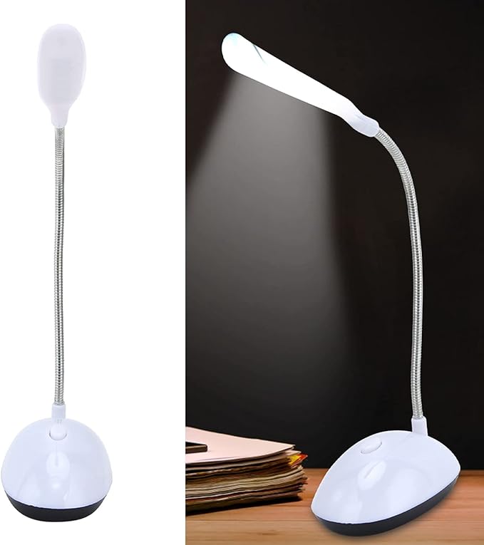LED Desk Table Lamp, 360° Flexible Eye‑Caring Table Lamps with Flicker‑Free/Glare‑Free for Working