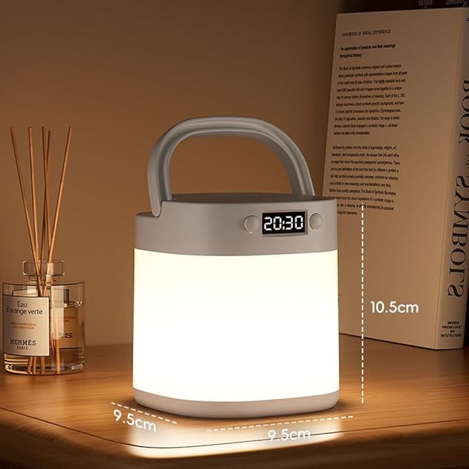 Touch Night Light for Baby Nursery, Small Cordless Lamp, Dimmable Portable Rechargeable Battery Operated Night Light, Wireless Bedside Mini Lamp for Bedroom, Bathroom(3.74x4.13in)