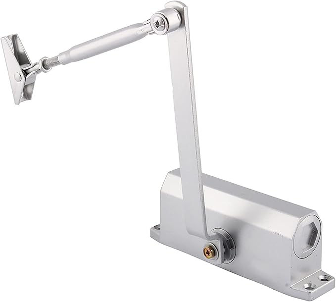TOPINCN Adjustable Automatic Door Closer, Heavy Duty Door Closer Hydraulic Buffer Spring Closer for Home Positioning