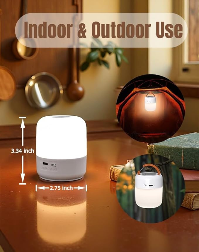 Portable Baby Night Light, 3 Colors Egg Light for Nursery, Mini Bedside Table Lamp for Kids Adults, Touch Control & Eye Caring & Rechargeable Dimmable LED Lamp for Nursing, Boy, Girl, Toddler
