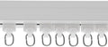 Xuthusman Smart Electric Curtains Track，Automatic Curtain Opener, Motorized Curtains Rod With Remote，Electric Curtain Rail for Home Automation Compatible