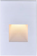 Ciata Indoor/Outdoor 3 Watt Vertical Stair/Step Light, 3000K, Hardwired, 220 Lumens, Wet Location use, Warm White, Vertical, 277V, CRI 80 for Step Lighting, Stair, Patio- White Finish