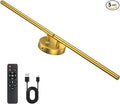 Wall Sconces with Remote,Rechargeable Battery Operated,Wireless Magnetic Wall Lights with RGB Colors&Dimmable,Wall Decor for TV/Mirror,Bedroom,Staircase Gold