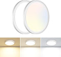 hepside 2PACK Flush Mount LED Ceiling Light Fixture Black, 4.7Inch 8Watt, 3000K-4500K-6000K 3 Color Selectable Ceiling Lamp Low Profile Ceiling Light for Closet Basement Hallway Porch