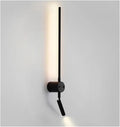 Minimalist Lines LED Wall Lamp Bedroom Decoration Indoor Living Room Fixture Black Wall Lights Stair Hallway Background Sconces,for Home Decor