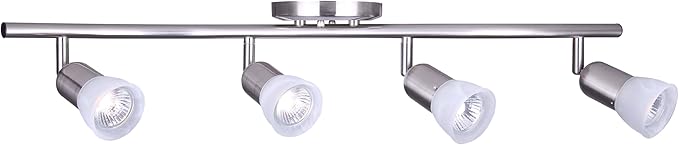 CANARM LTD. IT356A04BPT10 James 4 Bulb Track Light, Brushed Pewter