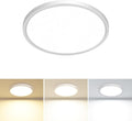 1PACK LED Flush Mount Ceiling Light Fixture White, 9Inch 24Watt, 3000k/4500k/6000K Ceiling Light, Ultra Slim Flush Mount LED Ceiling Lamp for Bedroom, Living Room, Kitchen, Hallway