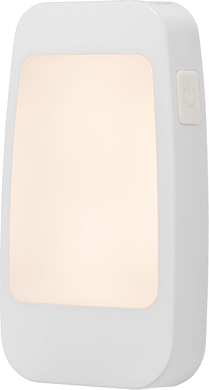 GE 4-in-1 LED Power Failure Night Light, Dusk-to-Dawn Sensor, Foldable Plug, Portable, Flashlight, Ideal for Storm, Outage, Emergency, Blackout, Hurricane, Tornado, White, 29679