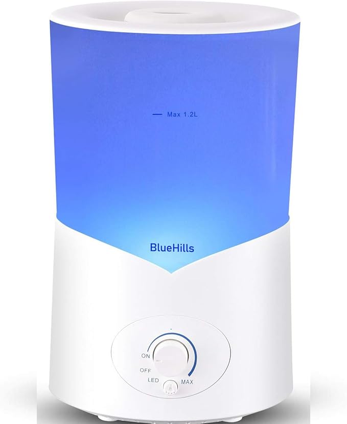 BlueHills Premium Set of Two Large 2500 ML and 1000 ML XL Essential Oil Diffusers Humidifier Combo for Large Room Home with Décor LED Lights Great Gift – Value Pack of White