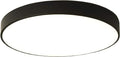 Ganeed LED Flush Mount Ceiling Light, 19.6Inch 39W Modern Ceiling Light Fixture, Black Ceiling Lamp for Dining Room Hallway Living Room Bedroom Office