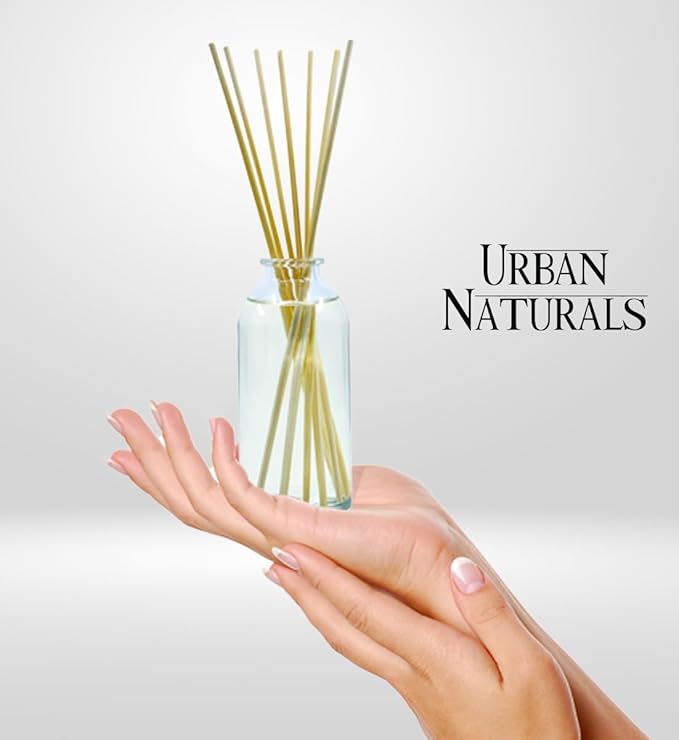 Urban Naturals White Tea & Sage Reed Diffuser Set | Made with Essential Oils & Real Botanicals | Sparkling Bergamot, White Tea & Fresh Sage | Made in the USA