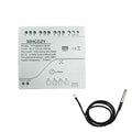 WiFi Wireless Smart Temperature Sensor Probe Relay Switch,4CH Dry Contact App Remote Monitor and Control Temperature,Compatible with Alexa Google Home