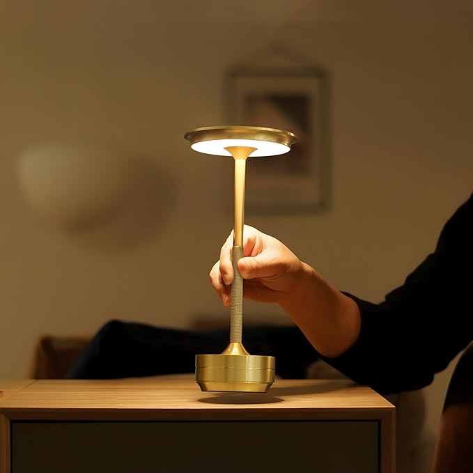 LED Desk Lamp, Adjustable Brightness & Color Temperature, Eye-Caring Table Light with 5 Lighting Modes & Memory Function, USB Powered Lamp for Home Office, Reading, Studying