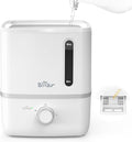 Bear Humidifiers for Bedroom, 2.5L Cool Mist Humidifiers and Oil Diffuser, Quiet Rapid humidifiers for Home Whole House, with Adjustable Mist Output and Auto Shut-off, White