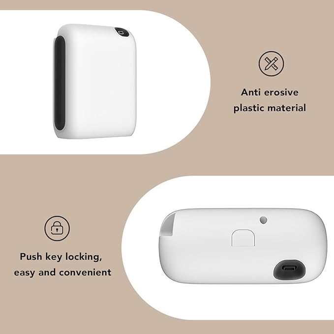 Essential Oil Diffuser PP SUS Smart Scent Machine with Timer APP Automatic Misting Aromatherapy Diffuser for Home Bathroom Office 200ml (US Plug)