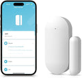 PGST Wireless Door and Window Sensor, WiFi Security System with Smart Life App Control, Battery Powered, Self-Adhesive Installation, PGST Alarm Host Required