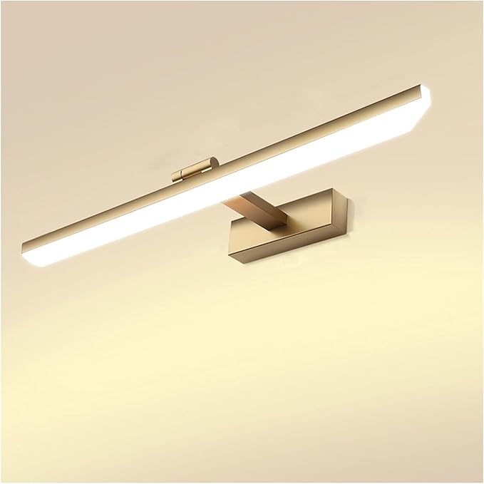 Vanity Lighting LED Mirror Front Light Waterproof Anti-Fog Bathroom Mirror Light Acrylic Rotatable Wall Light Makeup Light Mirror Cabinet Light Vanity Lamp Bath Lights(80cm, White(3000k,80)