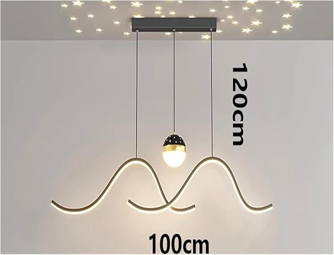 Modern Dining Room Lamparas Decoracion Smart Pendant Lights Decoration Chandeliers Compatible with Dining Room,for Living Room,Bianco