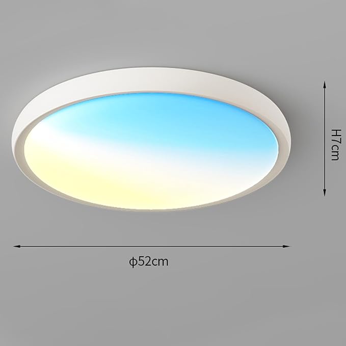 Smart Colour Ceiling Light, LED Ceiling Light with App Control, Remote Control, Color Temperature Range 1800K–12000K, for Indoor Home Lighting, Livingroom and Bedroom