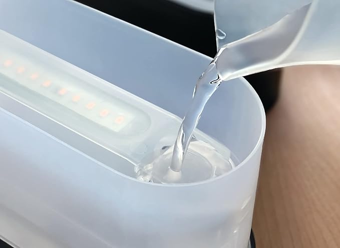 Humidy Flame by HY-IMPACT Noiseless Humidifier, Air Diffuser for Home & Office, Portable Aroma Diffuser Great for Yoga or Relaxation, Essential Oil Diffuser, LED Lighting is Safe to Touch