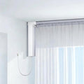 Heavy Duty Motorized Curtain Track, Pre-Assembled Automatic Curtain Opener System, Dry Contact Electric Curtains with Remote, 2.5N Smart Window Treatment Rod (5.0 meters (196.8 inches))
