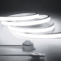 Motion Activated COB Neon LED Strip,5 V USB Motion Sensor Neon LED Strip Lights,6.56FT Waterproof White LED Light Strip, DIY Flexible LED Night Light for Indoor Stairs,Corridor