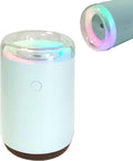 Sky Blue Portable Mini Humidifier - 255ml, Nano Cool Mist Spray, 40ml/h, 2 Light Modes, Quiet Personal Ultrasonic Humidifier for Desktop, Bedroom, Car, Travel, Plant
