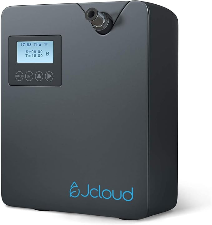 JCLOUD Smart Scent Air Machine with Cold Air Tech for Home, Professional Waterless Essential Oil Diffuser 300ML, HVAC Scent Diffuser for Essential Oils for Large Room, Office, Spa, Black