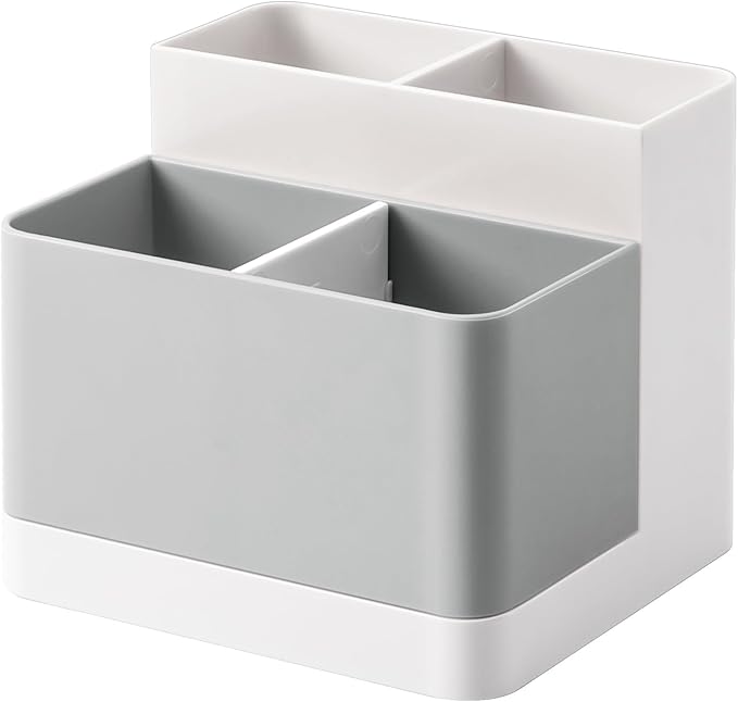 Poeland Desktop Storage Organizer, Pen and Pencil Cases Boxes, Pen or Pencil Holder Box Container for Desk, Office Supplies, Vanity Table