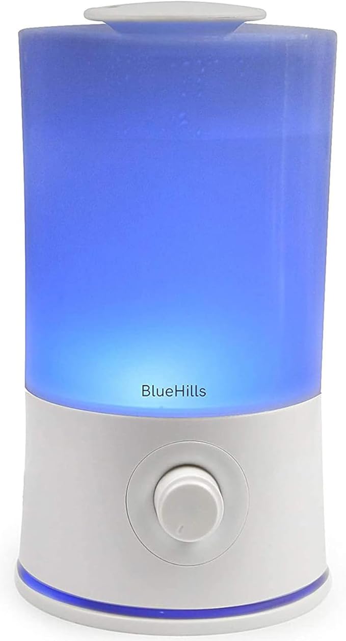 BlueHills Premium Set of Three Large 3000 ML, 2000 ML, and 1000 ML XL Essential Oil Diffusers Humidifier Combo for Large Room Home with Décor LED Lights Great Gift – White